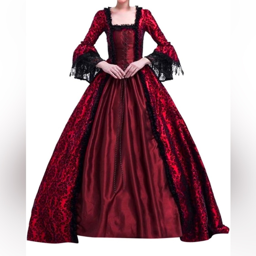 1800s ball gown medieval /renaissance costume women